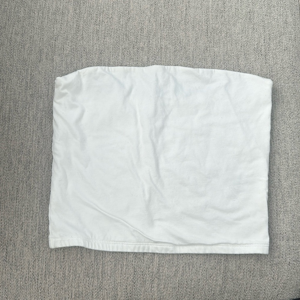 Target Wild Fable White Cropped Tube Top